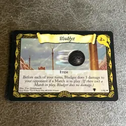 Harry Potter Trading Card Game Bludger 1/80 Holo Foil Quidditch Cup - Image 1