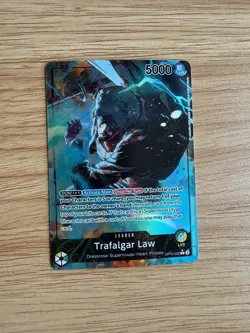 Bandai One Piece CCG Trafalgar Law Leader OP10-022 Card - Image 1