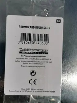 Bulbasaur | SM198 Detecive Pikachu Holo Black Star Promo Pokemon Card | Sealed - Image 3