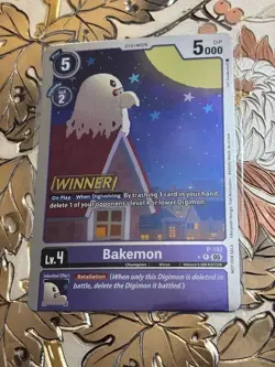 Digimon Card Game Bakemon Store Tournament 2025 Vol.3 Winner P-192 - Image 1