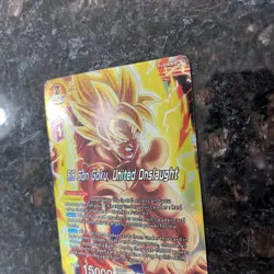 SS Son Goku United Onslaught BT19 Z Leader Foil Dragon Ball Super Card Game | NM - Image 5