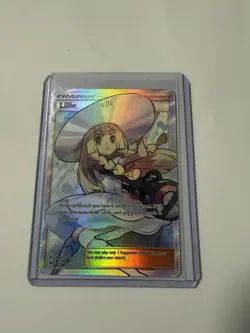 Pokemon TCG Lillie Sun & Moon 147/149 Holo Full Art Ultra Rare NM Condition - Image 1