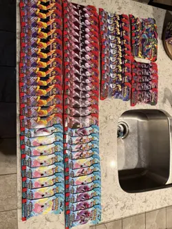 Pokemon Sleeved Booster Packs, 45 Destined Rivals, 19 Journey Together, 5 Flames - Image 1