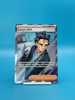 Pokemon TCG Trainer Larry's Skill 139/131 Prismatic Evolutions Ultra Rare Holo - Image 1