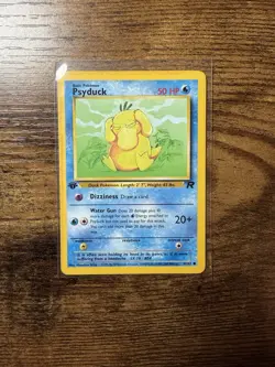Pokemon TCG Psyduck Team Rocket 1st Edition 65/82 - Image 1