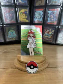 Pokemon Topps 2000 Nurse Joy – Series 1 HOLO #HV16 – Heroes & Villains BLUE LOGO - Image 1