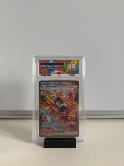 Pokemon TCG Scarlet & Violet Twilight Masquerade Greninja EX 214/167 Ace 10 - Image 1