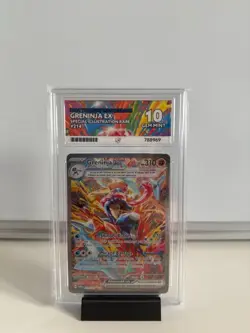 Pokemon TCG Scarlet & Violet Twilight Masquerade Greninja EX 214/167 Ace 10 - Image 3