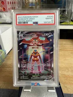 Pokemon TCG Deoxys VMAX English Crown Zenith GG45/GG70 - Graded PSA 10 - Image 1