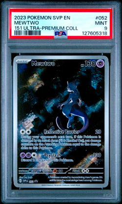 Pokemon TCG: Mewtwo 151 UPC Promo #052 PSA 9 - Image 1