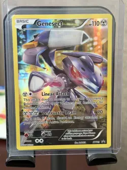 Pokemon TCG Genesect XY119 Black Star Promo Holo LP-MP - Image 1