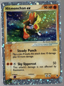 Hitmonchan ex 98/190 Ultra Rare EX Ruby & Sapphire Pokemon TCG LP/NM - Image 1