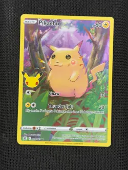 Pikachu 005/025 Holo Rare Celebrations Pokemon Near Mint - Image 1