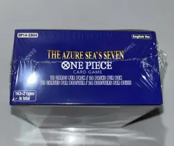 One Piece OP14- EB04 The Azure Sea's Seven Booster Box - OP14 Factory Sealed - Image 3