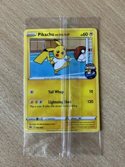 Pikachu On the Ball Pokemon TCG Card 001/005 UK Exclusive, New and Sealed - Image 1