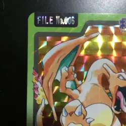 Charizard 006 Carddass Holo Rare *LP* Bandai 1997 Japanese Pokemon Card - Image 2