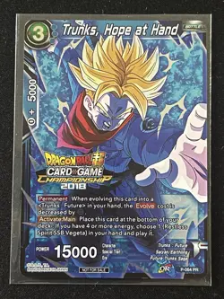 Dragon Ball Super Trunks, Hope at Hand Championship Promo Card P-064 LP - Image 1