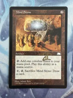Mind Stone - Weatherlight - Magic the Gathering - Signed - Adam Rex - Image 1