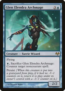 MTG Glen Elendra Archmage - 22 / English / Near Mint - Image 1