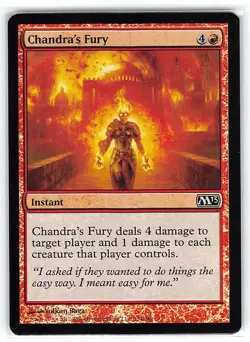 Chandra's Fury *FOIL Common* Magic MtG x1 M13 SP - Image 1