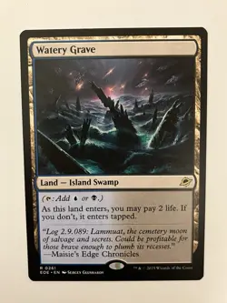 MTG Watery Grave - EoE Set - 0261 Rare - Image 1