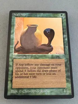 Nafs Asp MTG Arabian Nights (Dark)—Lightly Played EX—Vintage Magic the Gathering - Image 3