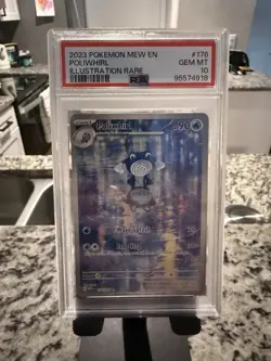 Poliwhirl 176/165 Illustration Rare Pokemon TCG Scarlet & Violet 151 PSA 10 - Image 3