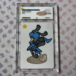 Lucario ACE 10 Pokemon Center Japan Card Takara Taruka Set - Image 1