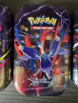 Mega Evolution Tin Art Set - Sticker and Art Card Inside Each (No Packs) - Image 5