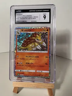 Pokemon Sandslash Classic Collection CGC 9 Japanese 009/032 - Image 1