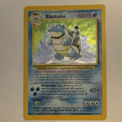 Pokemon TCG Blastoise 2/102 Base Set Holo Rare Italian 1999 Card - Image 1