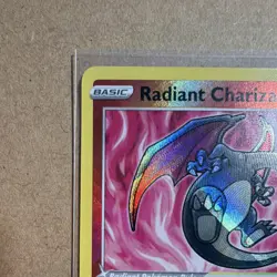 Pokemon Radiant Charizard Radiant Rare Holo 011/078 Pokemon GO 160 HP Card - Image 2