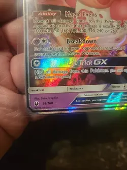 Mr. Mime GX ULTRA RARE 56/168 Pokemon SM Celestial Storm NM HOLO - Image 2