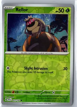RELLOR 023/162 COMMON TEMPORAL FORCES POKEMON REVERSE HOLO NM - Image 1