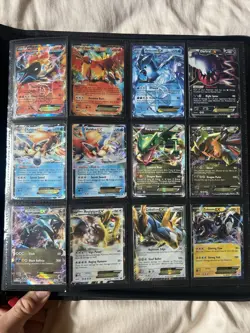 Pokemon Vintage Card Binder Collection 200 All Mega EX MINT GEM MINT Holo Cards! - Image 1