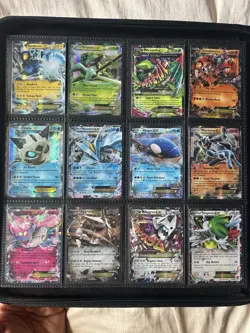 Pokemon Vintage Card Binder Collection 200 All Mega EX MINT GEM MINT Holo Cards! - Image 4