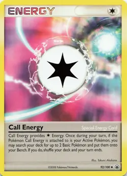 POKEMON Call Energy #92/100 Normal Majestic Dawn NM - Image 1