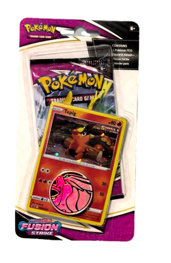Pokemon Sword & Shield Fusion Strike Single Pack with Coin NEW Sealed - Image 1
