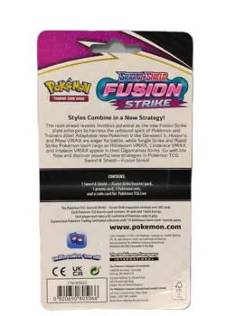 Pokemon Sword & Shield Fusion Strike Single Pack with Coin NEW Sealed - Image 4
