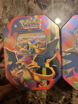 Pokemon TCG Mega Charizard X & Y EX Tins Sealed SET OF 3 - Image 3