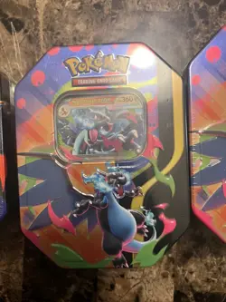 Pokemon TCG Mega Charizard X & Y EX Tins Sealed SET OF 3 - Image 4
