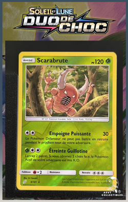 Carte Pokemon Scarabrute 9/181 Rare Reverse SL9 Duo De Choc FR - Image 1
