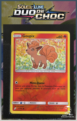 Carte Pokemon Goupix 15/181 Reverse SL9 Duo De Choc FR - Image 1