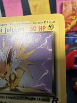 Pokemon TCG Dark Jolteon Team Rocket 1st Edition (38/82) - Image 3