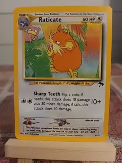 Pokemon TCG Raticate 6/18 Promo Vintage Southern Islands - Image 1