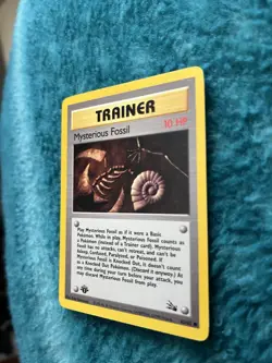 Pokemon WOTC TCG VTG Mysterious Fossil 62/62 Fossil 1st Edition - Image 3