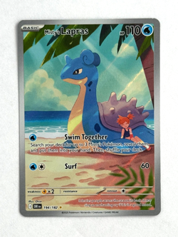 Pokemon TCG Misty's Lapras 194/182 Illustration Rare SV10: Destined Rivals - Image 1