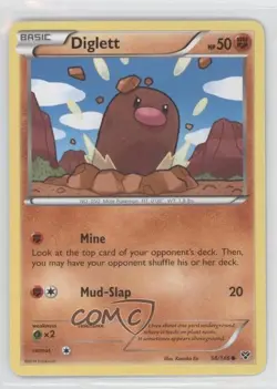 Diglett Pokemon XY Base Set #58 - Image 1