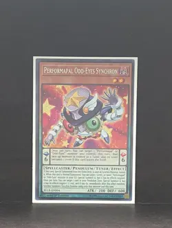 Yugioh Performapal Odd-Eyes Synchron BLLR-EN004 Secret Rare 1st Ed NM - Image 1