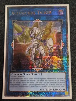 Yugioh Accesscode Talker RA04-EN079 Quarter Century Secret Rare 1st Edition NM - Image 1